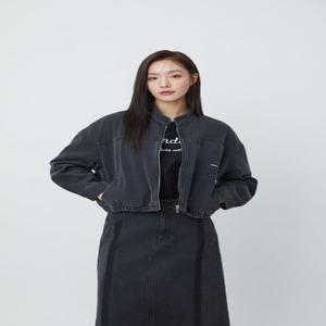 [플라스틱아일랜드] 하이넥 데님 자켓 PR3DJ961