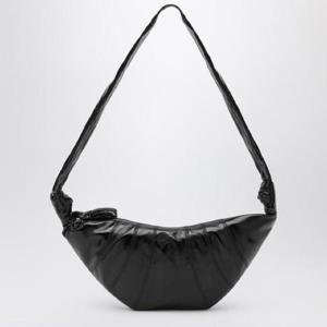 LEMAIRE Medium Croissant bag in black coated cotton BG0001LF1329XLLEMAI-BK999