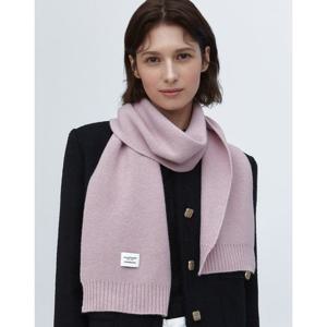 JAMU5F501P2[머플러+장갑세트]핑크 멜란지 울캐시미어혼방 머플러장갑세트