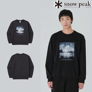스노우피크 택가 99000 S23FMFHT38 프로 랜드스케이프 기모 맨투맨