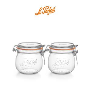 르파르페 슈퍼자 유리 밀폐용기 500ml 2P