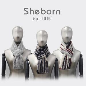 [진도 Sheborn]유색 밍크 링 머플러(K4W1AM63_)