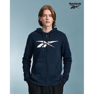 [리복]Reebok TE 기모 벡터 풀집 후드집업 - 네이비 RETS1F106N2