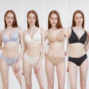 [Wonderbra] V넥 노와이어 브라팬티 8종세트 WBW4N29303132_T