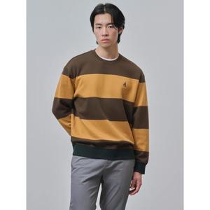 [빈폴멘] 볼드 스트라이프 스웨트 셔츠  브라운 (BC4841C08D)