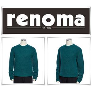 [레노마캐주얼]FW 가을겨울봄 부드러운촉감 모캐시혼방 그린색 데일리니트 RPHMKT61A DR4470