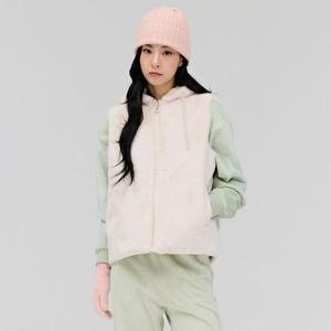 [체이스컬트]여성 밍크 후드 베스트-DFRG7362C0M