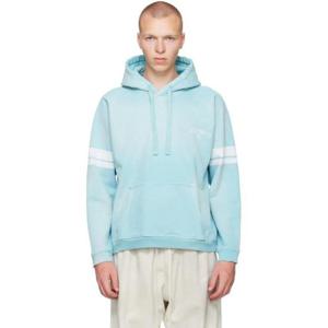 25 FW 게스 남성 블루 릴랙스 후드티 231603M202001