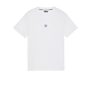 스톤 아일랜드 반팔 티셔츠 78152NS86V0001 WHITE DOM