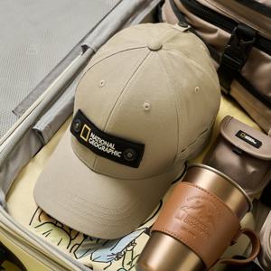 내셔널지오그래픽 N255AHA580 엔지니어드 볼캡 BEIGE