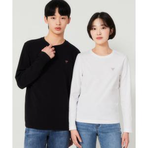 [게스][25신상]남성 레귤러핏 라운드넥 긴팔티 NP1KE405