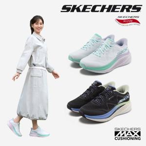 스케쳐스 여성 고워크 맥스쿠셔닝 아치핏 슬립인스 SP0WWCFX101-GR