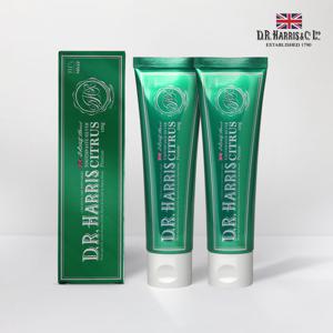 영국왕실 납품 브랜드 디알해리스 프로바이오틱스 잇몸케어 치약 120g 2개 시트러스향 (사은품 증정)