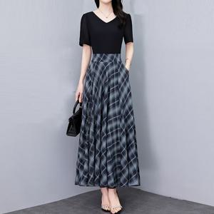 [클라셰] 체크스타일링롱원피스_B5M0367