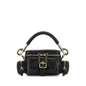 CHLOE 블랙 가죽 카메라 백 크로스바디 백 CHC24WS537N83 001