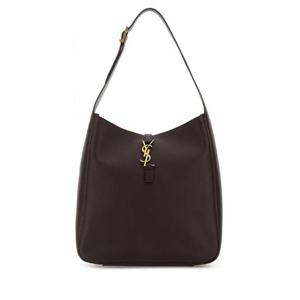 SAINT LAURENT Plum leather large Le 5 A 7 shoulder bag 753837AAAUQ 6988