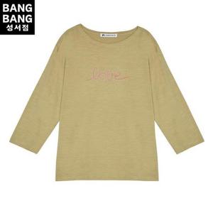 뱅뱅 HC04 봄여름여성라운드7부소매슬럽얇은면티 NTL239