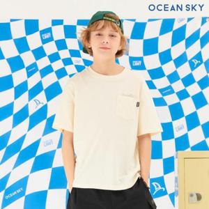 오션스카이 HC04 가슴 포켓 반팔티셔츠 CBJB5802C0DA