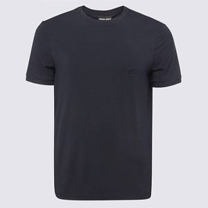 조르지오아르마니 블랙 크루넥 반팔 티셔츠 3GST52 SJP4ZUBSG