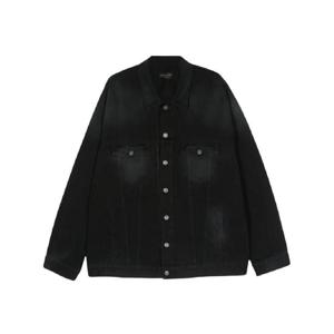 25 FW 발렌시아가 로고 프린트 데님 재킷 793892TNW11 TP432083258