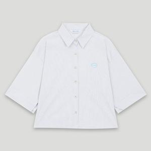 [코데즈컴바인] 잔스트라이프 자수 셔츠 (CKB-SH304W5)