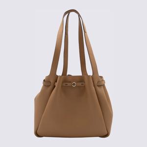토리버치 브라운 가죽 쇼퍼 토트백 163388 227