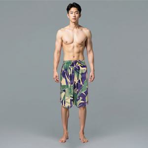 [바바라(언더웨어)]COOL레이온 프린트 남성 5부 이지팬츠 AMP4604P