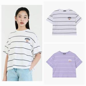 더데이걸 sh06 스트라이프 박시 티셔츠 TGRA24301