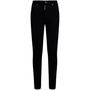 Dsquared2 로고 패치 하이웨이스트 슬림컷 진 S75LB0840S30806 900 TP935901527