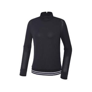 와이드앵글골프긴팔티 KQJ WWM23278Z1 WG W.ICE 메쉬 슬리브 폴로 티셔츠 L (Black)