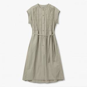 [보브]셔링 디테일 라운드넥 원피스 (7155337003)