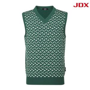 JDX 세이브존07 남성 패턴 V넥 베스트 X2SVV3371DE