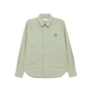 메종키츠네 긴팔 셔츠 MM00403WC5042 0078 VERT DE GRIS