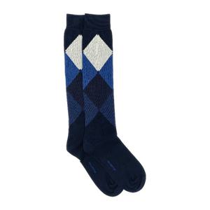 발란타인 다이아몬드 패턴 코튼 스타킹 양말 BMX03114CT1 93530