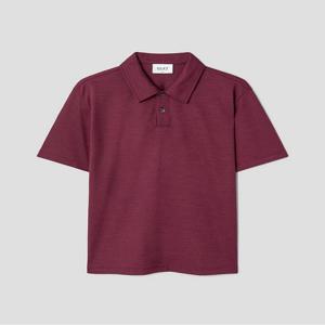 [갤럭시라이프스타일]울 혼방 반팔 폴로넥 티셔츠(GC5742M016)