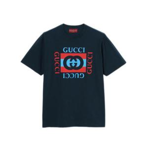 구찌 반팔 티셔츠 796395XJHDB 4027 Blue