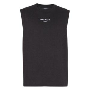 발망 민소매 티셔츠 FH1EC025BD10 EAB Black