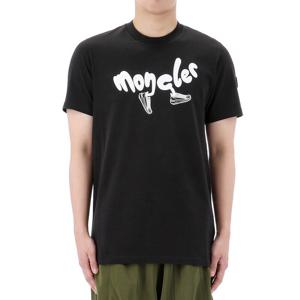 (명품) 몽클레어 러닝 로고 프린팅 티셔츠 8C0001