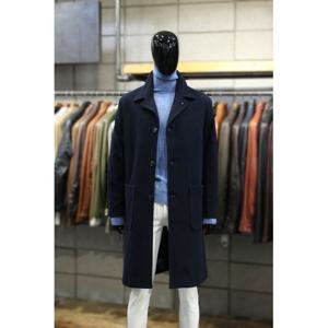[빠니깔레]MARIO이태리직수입 소프트울블랜드 네이비롱코트 f-acoat53na