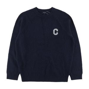 커버낫 미들 C로고 니트 CO2503KT01DN