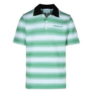 카사블랑카 폴로 티셔츠 MS24 JTP 243 01GRADIENT STRIPE White