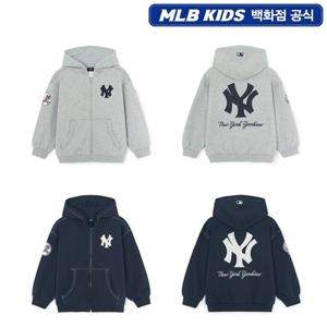 [MLB키즈] 스트릿 쿠퍼스 로고 기모 후드 집업 7AHDB1356