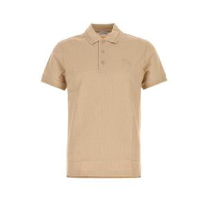 BURBERRY Beige piquet polo shirt 8099167 A7405