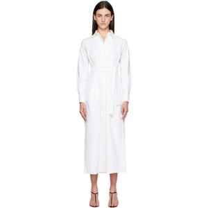 25 FW 막스마라 여성 화이트 아레조 맥시 드레스 251118F055015