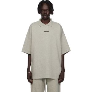 26 SS 피어오브갓 남성 그레이 90s 핏 피케 폴로 셔츠 252161M212001