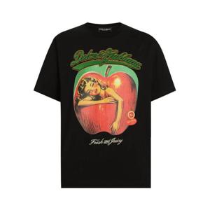 돌체앤가바나 반팔 티셔츠 G8PN9ZG7PKJ N0000 BLACK