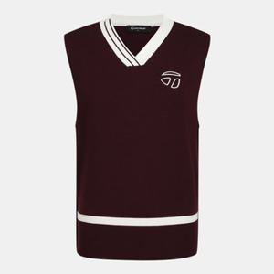[백화점]테일러메이드 어패럴 골프 웨어 25 F W TWSVO7122 415 여성 가을 스웨터 베스트 간절기 니트 조끼