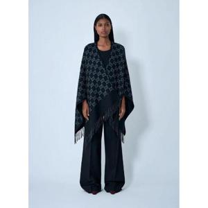 25 FW 구찌 여성 GG Poncho guc0261053blk