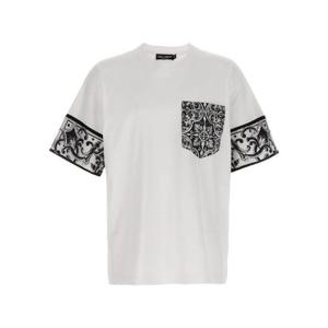 돌체앤가바나 반팔 티셔츠 A00245840 White
