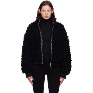 25 FW 몽클레어 여성 Moncler x EE72 블랙 가디건 다운 재킷 252171F063005